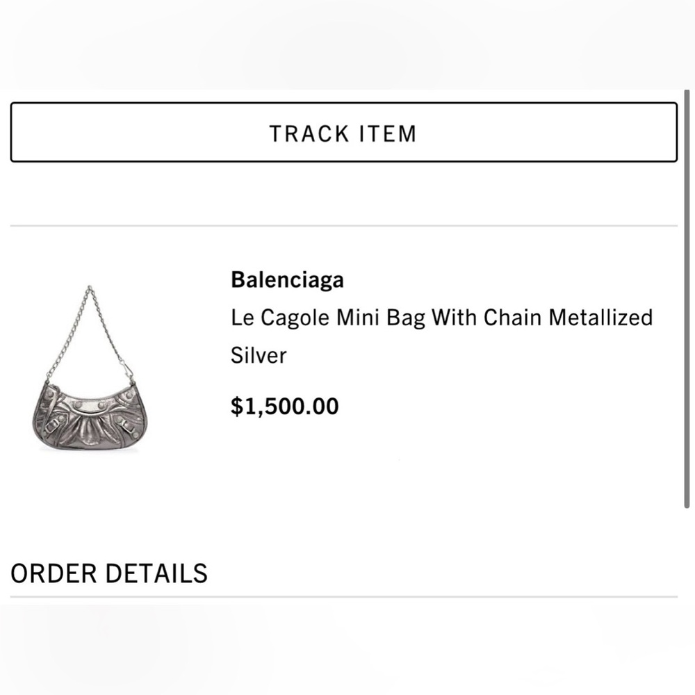 BALENCIAGA MINI CROSSBODY BAG - LIKE NEW - Picture 9 of 9